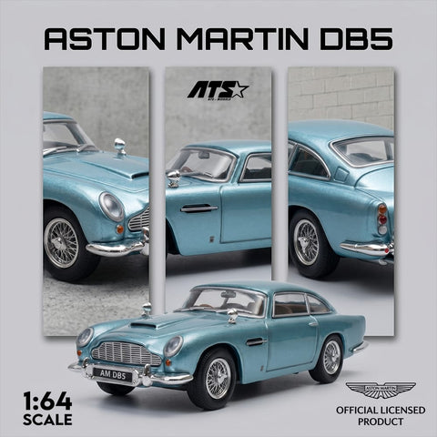 (Pre-Order) 1/64 ATS Models ATS881205 Aston Martin DB5 Pearl Blue