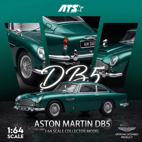 (Pre-Order) 1/64 ATS Models ATS881201 Aston Martin DB5 Racing Green