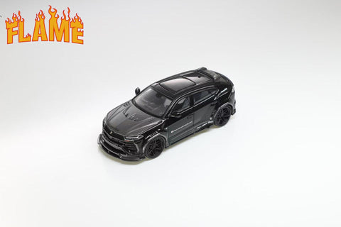 (Pre-Order) 1/64 Flame FLUBK Lamborghini Urus Gloss Black