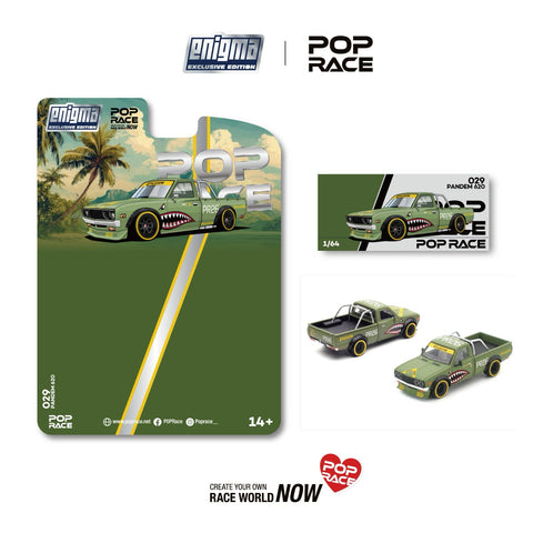 (Pre-Order) 1/64 Pop Race PRE029 Pandem 620 Fighter Green