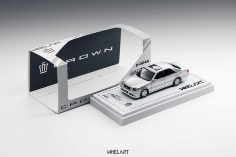 (Pre-Order) 1/64 Whelart H-004A Toyota Crown S170 Athlete Silver