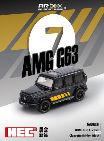 (Pre-Order) 1/64 Almost Real 620804001 Mercedes-AMG G63 2020 Cigarette Edition Black