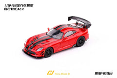 (Pre-Order) 1/64 Hone Model HMDVR Dodge Viper ACR (VX I) Transparent Red