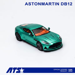 (Pre-Order) 1/64 ATS Models ATS881305 Aston Martin DB12 Podium Green