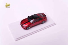 (Pre-Order) 1/64 Howie Model HMMBC63SRBK Mercedes-Benz C63S AMG W205 Red w/ Black Stripe