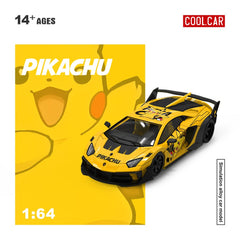(Pre-Order) 1/64 Cool Car CC643833 Lamborghini Aventador LP700-4 GT Evo Yellow