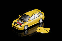 (Pre-Order) 1/64 Motorhelix M67104 Subaru Impreza Wagon WRX STi Version 6 Cashmere Yellow