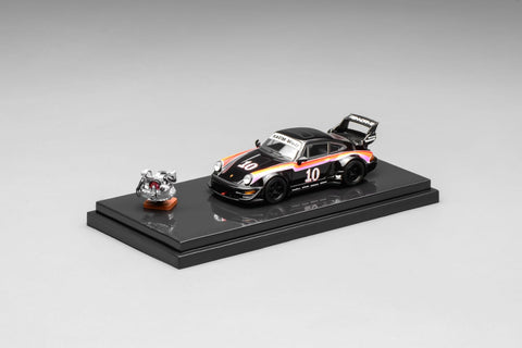 (Pre-Order) 1/64 Motorhelix M62106 RWB 964 #10 w/ Magnetic Air-Cooled Engine