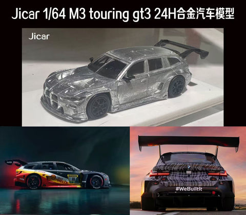 (Pre-Order) 1/64 Jicar JCBM3BKW BMW M3 Touring G81 GT3 24H Black/ White