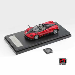 (Pre-Order) 1/64 LCD Models LCD64015-RB Pagani Huayra Roadster Red/ Black Carbon