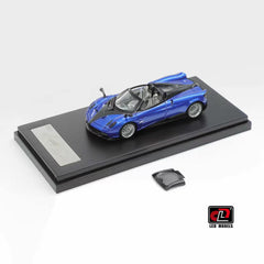 (Pre-Order) 1/64 LCD Models LCD64015-BB Pagani Huayra Roadster Blue/ Black Carbon