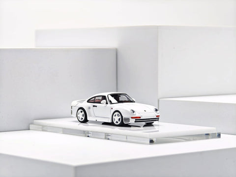 (Pre-Order) 1/64 Zincit Model ZMP959W Porsche 959 Ivory White