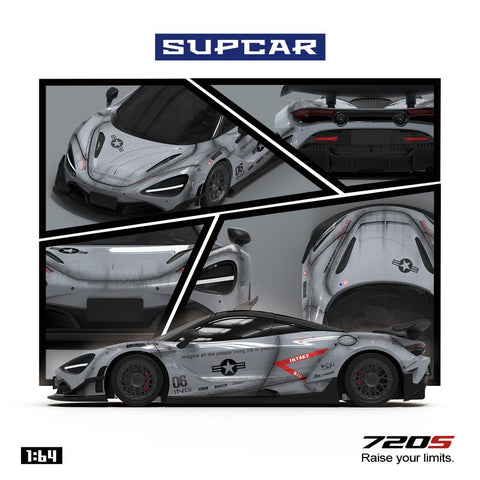 (Pre-Order) 1/64 SupCar SC800402 McLaren 720S Fighter