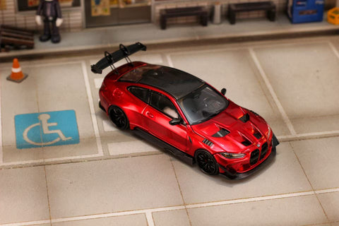 (Pre-Order) 1/64 Street Weapon SWBM4TR BMW M4 G82 Transparent Red