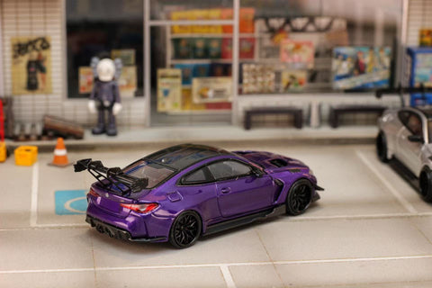 (Pre-Order) 1/64 Street Weapon SWBM4FP BMW M4 G82 Flash Purple