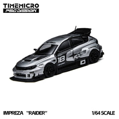 (Pre-Order) 1/64 Time Micro TM648303 Subaru Impreza Raider Silver #18