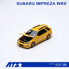 (Pre-Order) 1/64 ATS Models ATS881508 Subaru Impreza WRX Wagon Pearl Yellow
