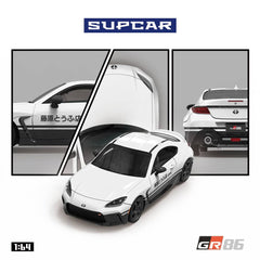 (Pre-Order) 1/64 SupCar SC648602 Toyota GR86 ZN8 Fujiwara Tofu