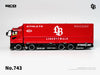 (Pre-Order) 1/64 GCD 743 LBWK Mitsubishi Fuso Super Great Super Silhouette Red/ Black
