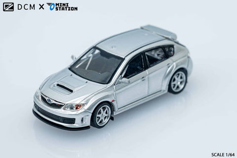 (Pre-Order) 1/64 DCM DCMSIS Subaru Impreza WRX STI Hatchback Silver