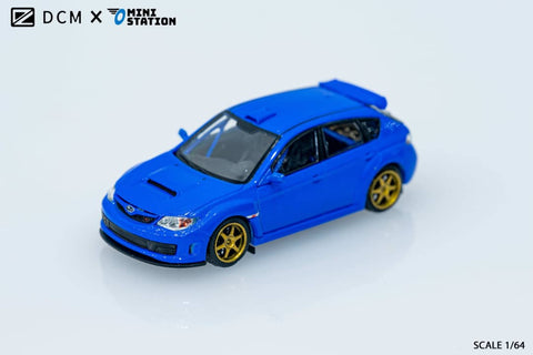 (Pre-Order) 1/64 DCM DCMSIBL Subaru Impreza WRX STI Hatchback Blue