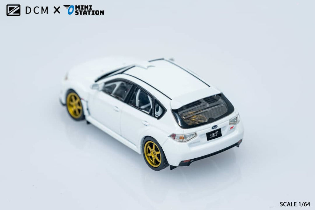 Subaru Dcm Part (Pre-Order) 1/64 DCM DCMSIW Subaru Impreza WRX STI Hatchback White ...