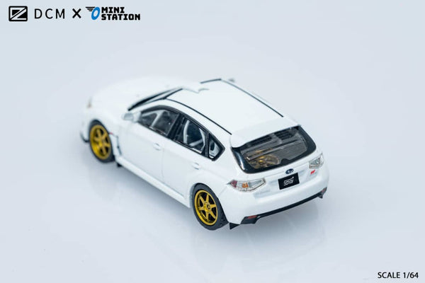 (Pre-Order) 1/64 DCM DCMSIW Subaru Impreza WRX STI Hatchback White ...