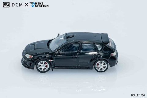 (Pre-Order) 1/64 DCM DCMSIBK Subaru Impreza WRX STI Hatchback Black