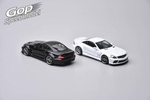 (Pre-Order) 1/64 Gop Speed Model GSMMBSL65W Mercedes-Benz SL65 AMG Black Series White