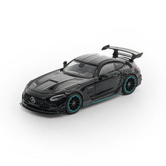 1/64 Happycar ME-04 Mercedes-AMG GT Black Series Black w/ Star Livery