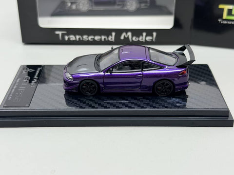 (Pre-Order) 1/64 Transcend Model TSDMCPC Mitsubishi Eclipse Purple w/ Carbon Bonnet