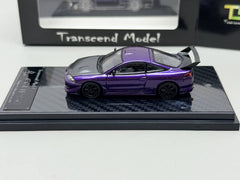 (Pre-Order) 1/64 Transcend Model TSDMCPC Mitsubishi Eclipse Purple w/ Carbon Bonnet