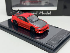 (Pre-Order) 1/64 Transcend Model TSDMCRC Mitsubishi Eclipse Red w/ Carbon Bonnet