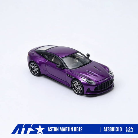 (Pre-Order) 1/64 ATS Models ATS881310 Aston Martin DB12 Metal Purple