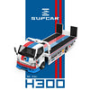 (Pre-Order) 1/64 SupCar SC647243 Hino 300 Tow Truck Brumos Racing #59