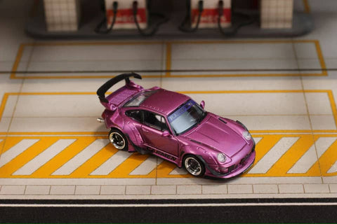 (Pre-Order) 1/64 Street Weapon SWP993GTWP RWB 993 GT Wing Carmen Purple Metallic