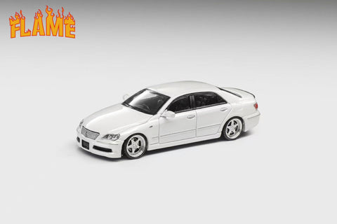 (Pre-Order) 1/64 Flame FTMXW Toyota Mark X Pearl White