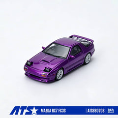 (Pre-Order) 1/64 ATS Models ATS880208 Mazda RX-7 FC3S Metallic Purple