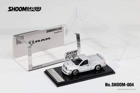 (Pre-Order) 1/64 Shoom64 4 Dodge Ram SRT-10 Silver