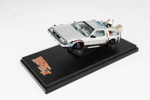 (Pre-Order) 1/43 Zincit Model ZMDTM2MS DeLorean Time Machine Mk2 Metallic Silver