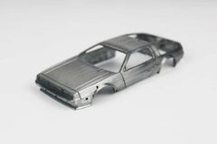 (Pre-Order) 1/43 Zincit Model ZMDTM2BS DeLorean Time Machine Mk2 Brushed Silver