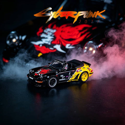 (Pre-Order) 1/64 Rhino Model RMP930C Porsche 911 Turbo Cabriolet (930) Cyberpunk