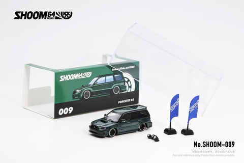 (Pre-Order) 1/64 Shoom64 9 Subaru Forester SG9 Green