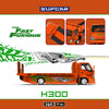 (Pre-Order) 1/64 SupCar SC647247 Hino 300 Tow Truck FNF Orange