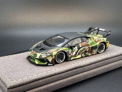 (Pre-Order) 1/64 DAP Model DAPLHBAPEC Lamborghini Huracan LP610 GT BAPE Camouflage