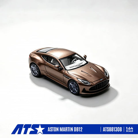 (Pre-Order) 1/64 ATS Models ATS881308 Aston Martin DB12 Magneto Bronze