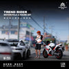 (Pre-Order) 1/64 MoreArt MO222255 Motorcycle w/ Trend Rider