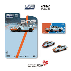 (Pre-Order) 1/64 Pop Race PRE037 Singer Racing Orange/ Blue #18