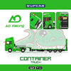 (Pre-Order) 1/64 SupCar SC647506 Scania S730 Tyrannosaurus Green