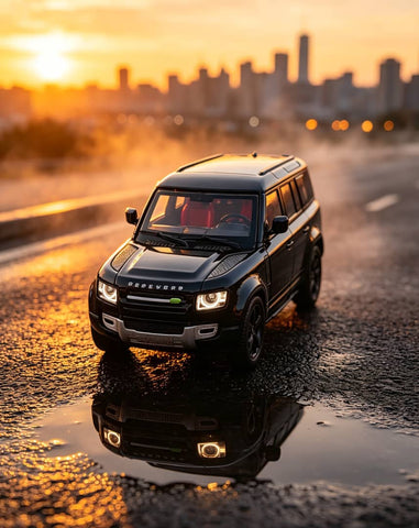 (Pre-Order) 1/64 Vehicle Model VMLRD90BK Land Rover Defender 90 Black